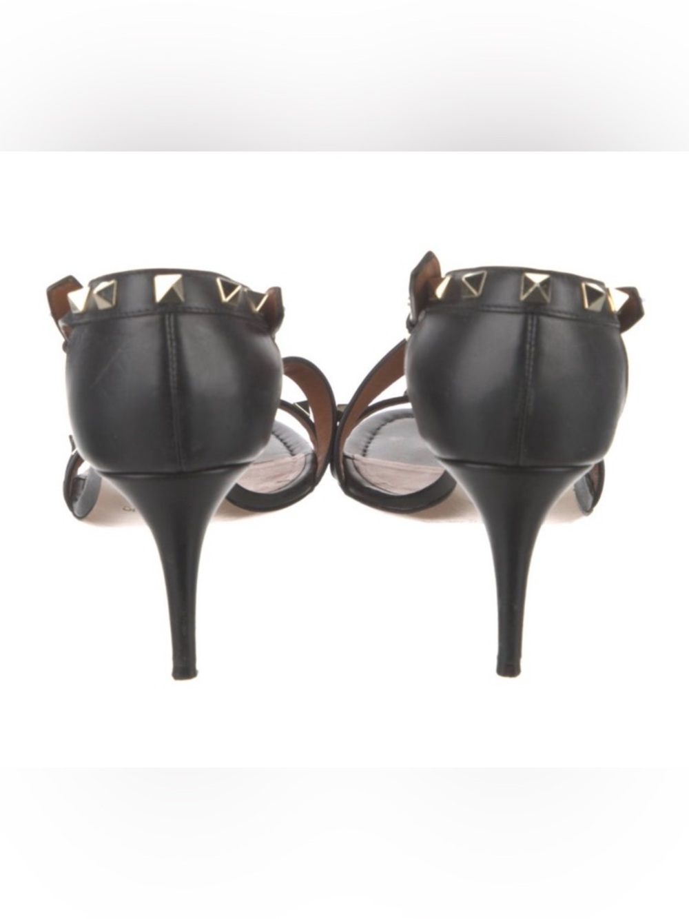 Valentino rockstud heeled sandal size 6.5 VGUC - Picture 3 of 4